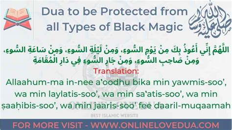 Relief from black magic